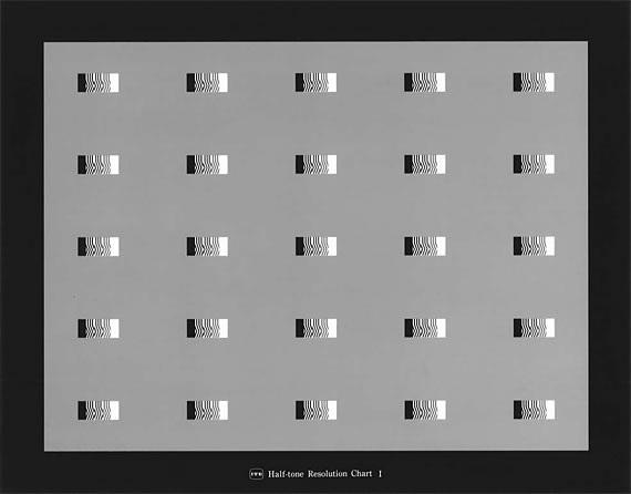 半色调分辨率测试卡I型