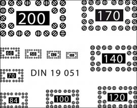 ISO测试卡 (DIN 19051)