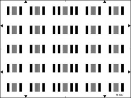 分辨率测试卡(调制深度IEC 61142)