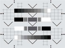 池上摄像机测试卡